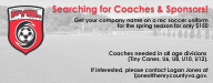 Coaches & Sponsors Needed